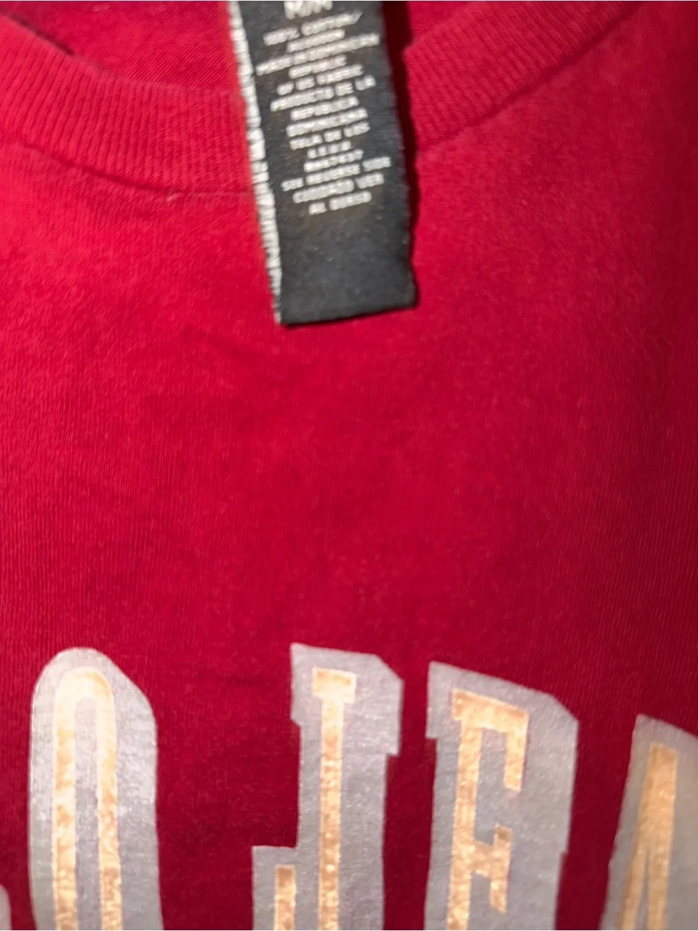 Vintage Y2K Polo Jeans Red Long Sleeve Graphic Tee